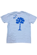 Spottail Moon and Palmetto Chambray Short Sleeve T-Shirt