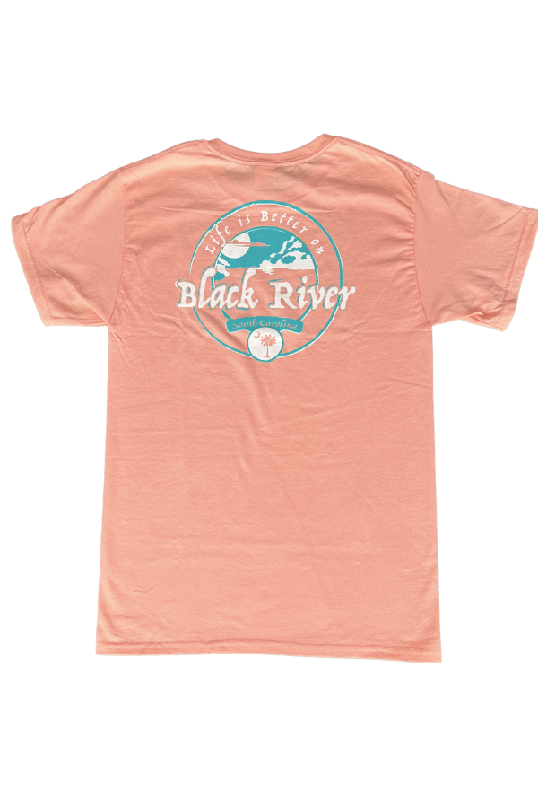 Life is Better on Black River Short Sleeve T-Shirt
