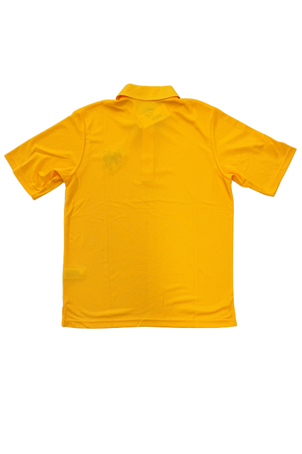 Men's Gold Embroidered Yellow Jacket Polo